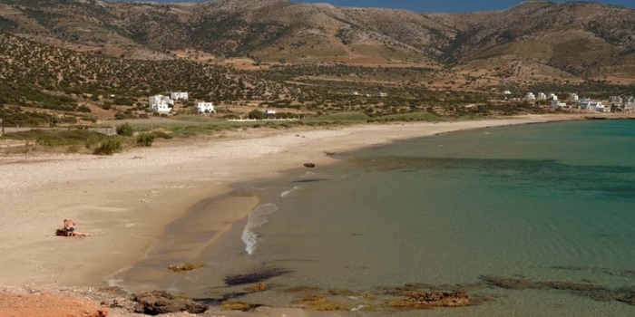 Agiassos beach. Naxos island. Cyclades. Greece. Europe. George Detsis. 06/2008.