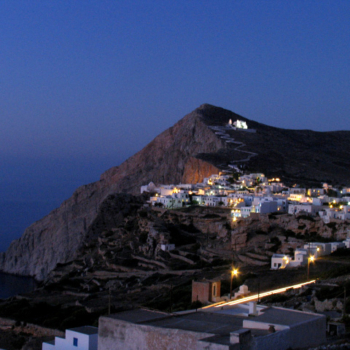 Folegandros - Chora and the castle