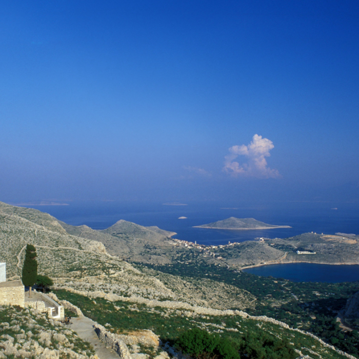 Halki Island of the Dodecanese Chora
