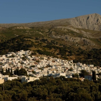 Filoti village.Naxos island. Cyclades. Greece. Europe.George Detsis. 06/2008.